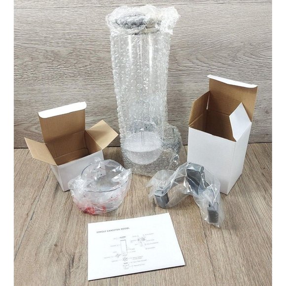 Zevro SmartSpace Wall Mount Single Dry-Food Canister Dispenser w/Measuring Cup - Picture 2 of 10